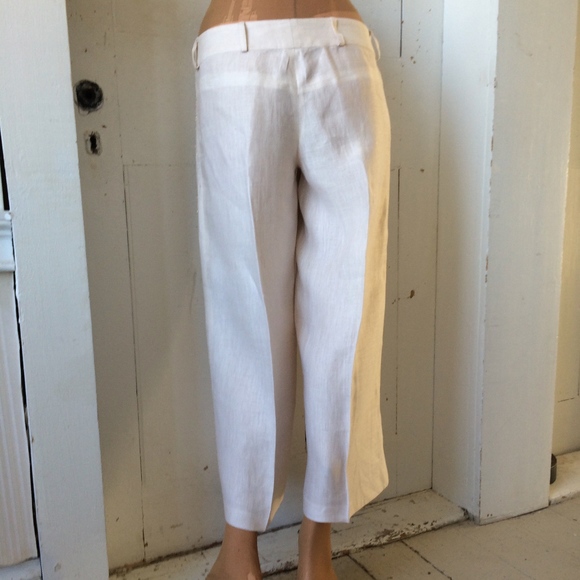 H&M Clothes Pants & Jumpsuits Vtg Linen Hm Low Rise Crop Pants